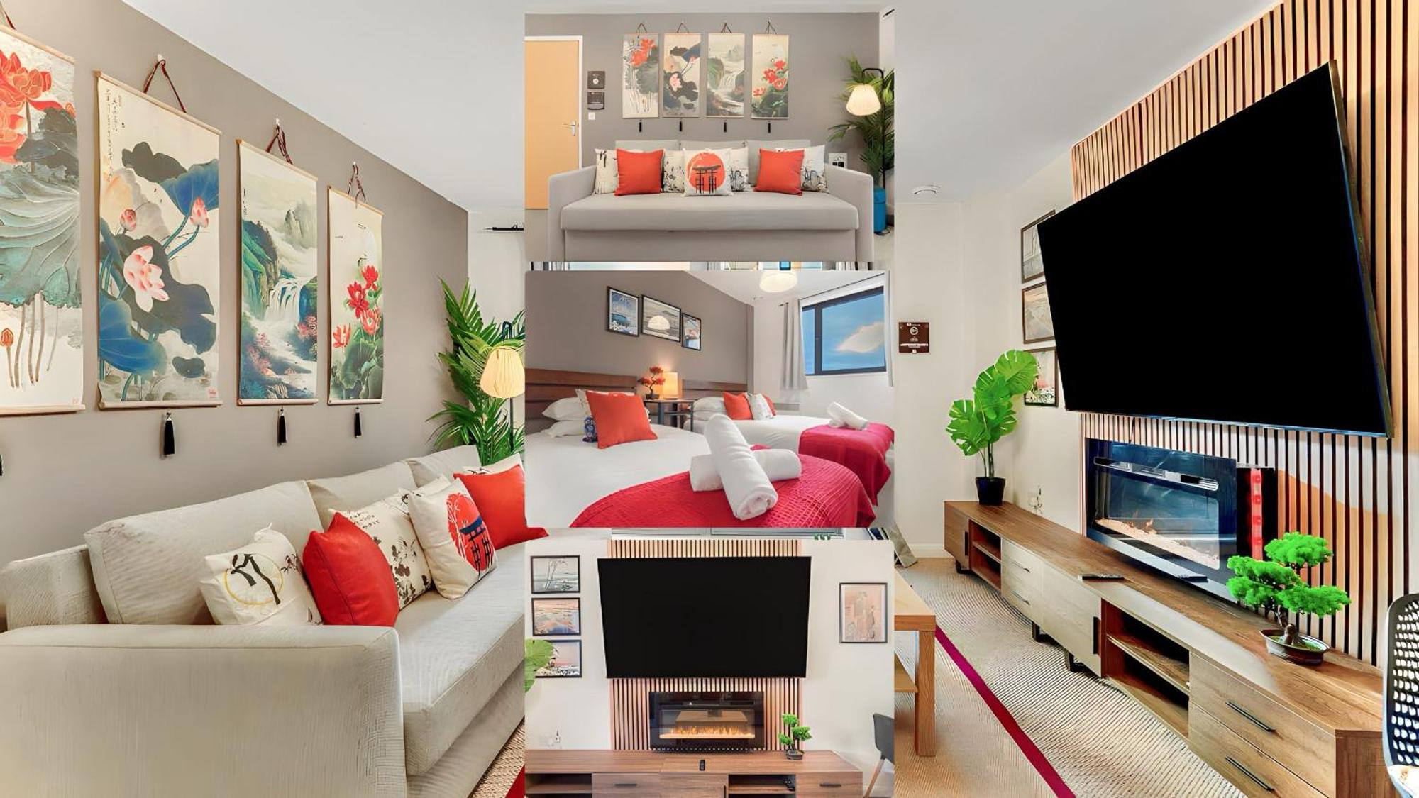 Japanese Suite 2Bed 2Bath, Free Park, Netfix, 75 Inch Tv, Games - City Centre- Maihom Birmingham Zewnętrze zdjęcie