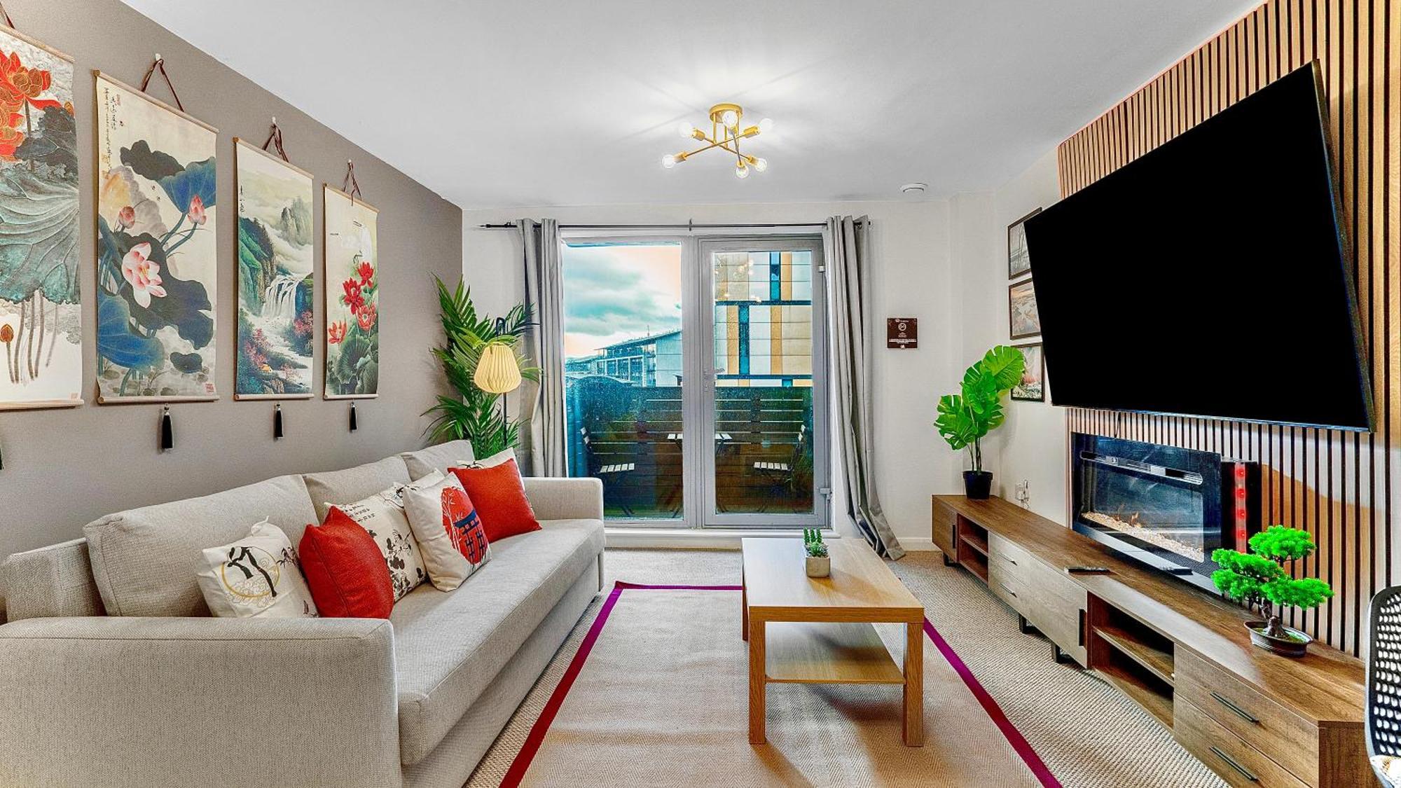 Japanese Suite 2Bed 2Bath, Free Park, Netfix, 75 Inch Tv, Games - City Centre- Maihom Birmingham Zewnętrze zdjęcie