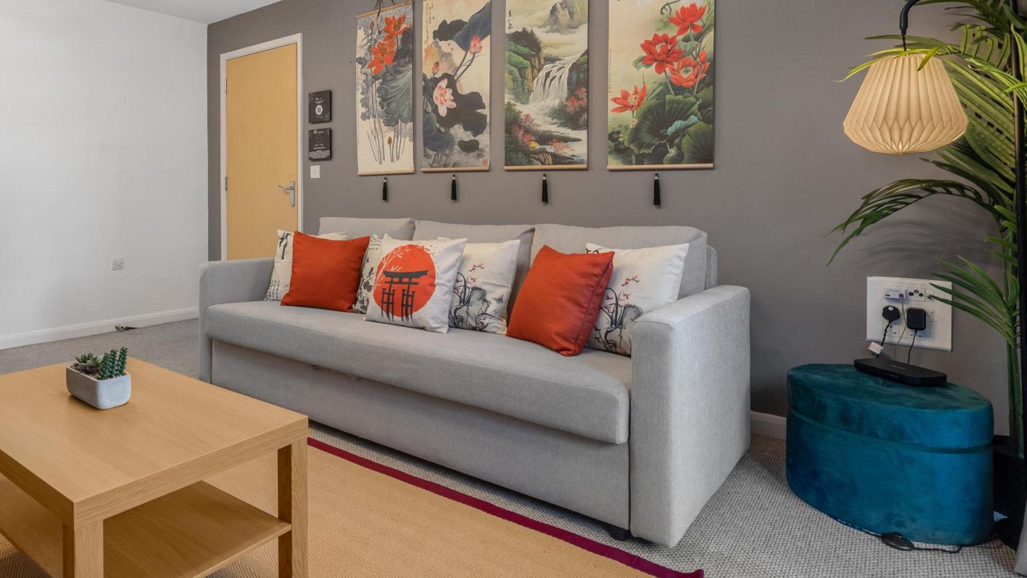 Japanese Suite 2Bed 2Bath, Free Park, Netfix, 75 Inch Tv, Games - City Centre- Maihom Birmingham Zewnętrze zdjęcie