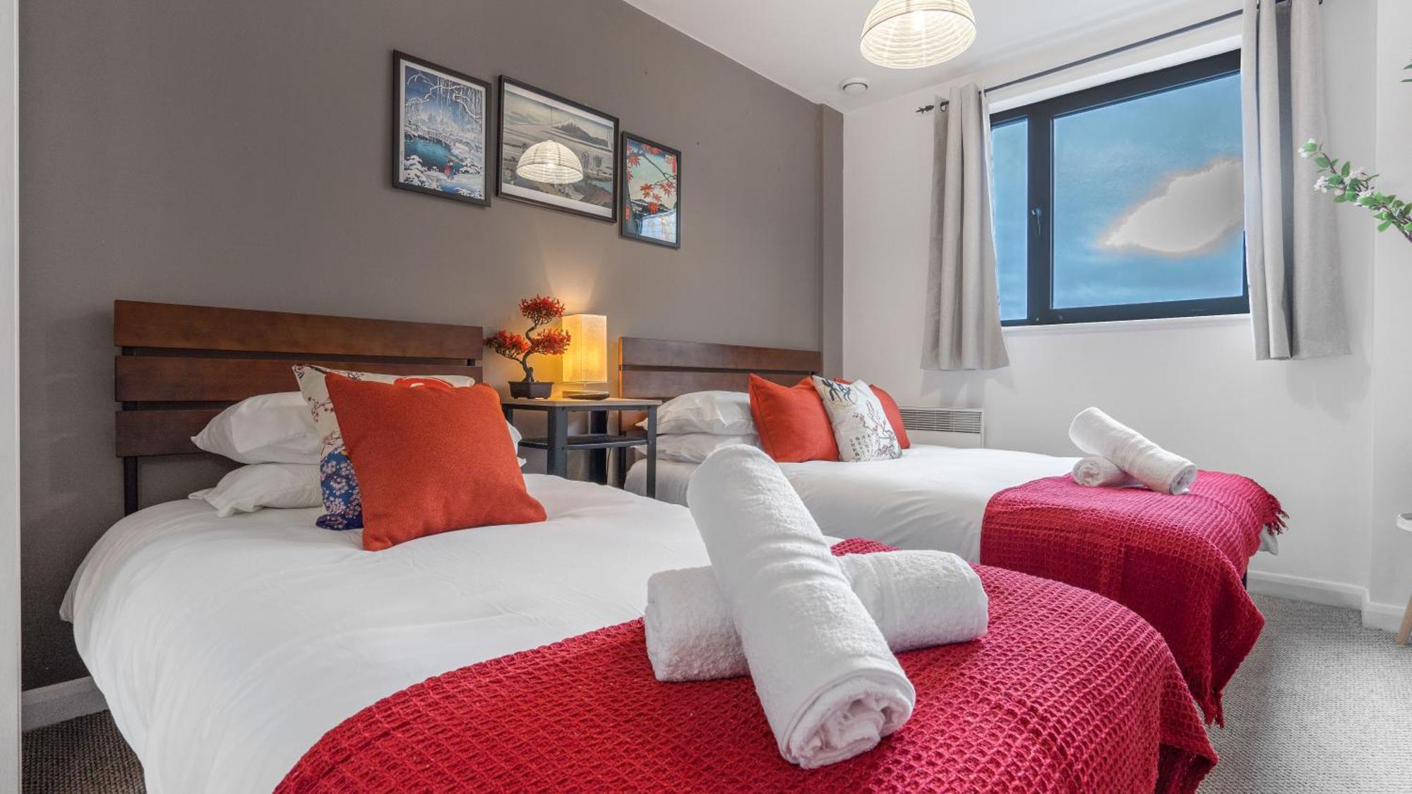 Japanese Suite 2Bed 2Bath, Free Park, Netfix, 75 Inch Tv, Games - City Centre- Maihom Birmingham Zewnętrze zdjęcie