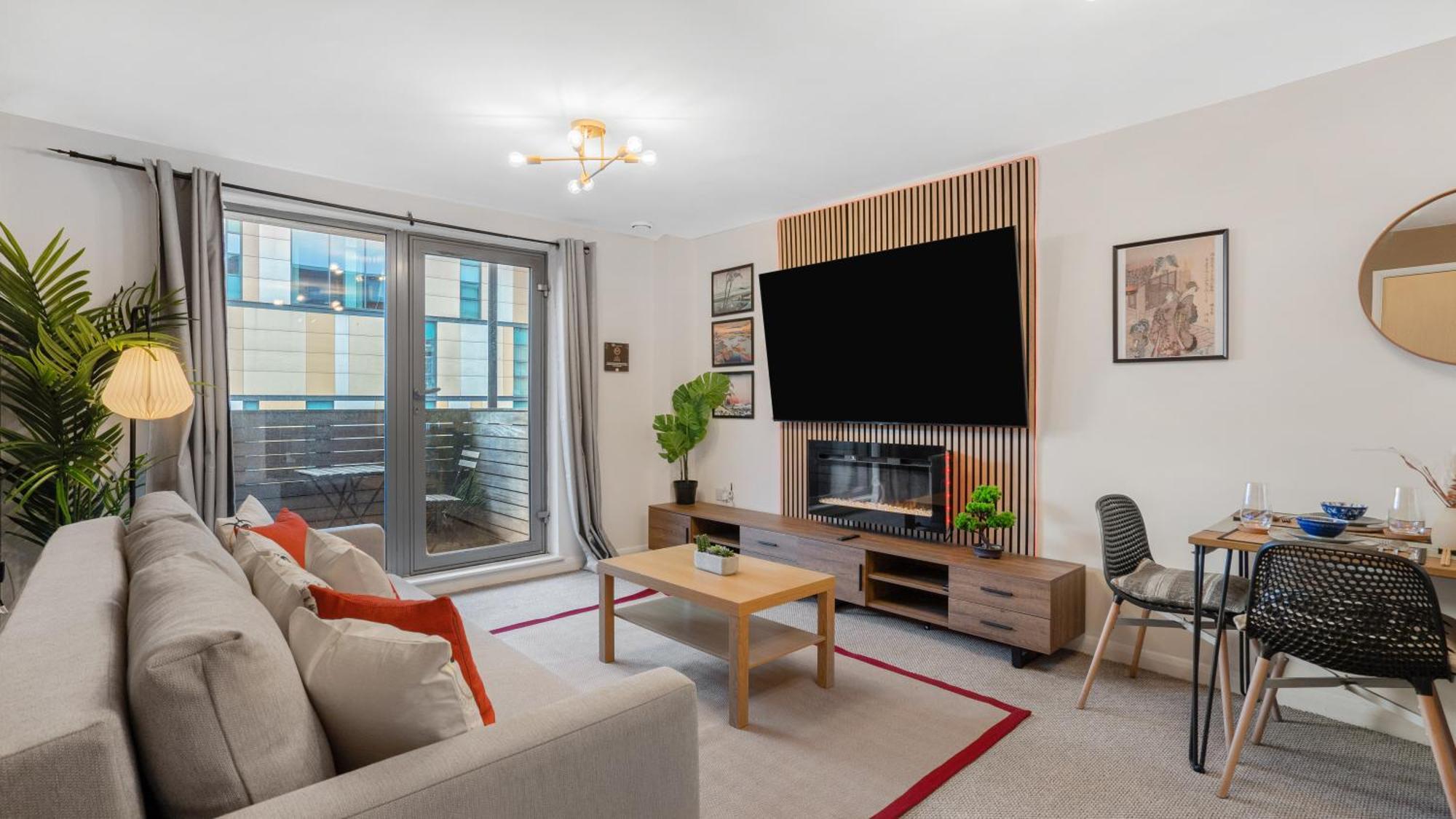 Japanese Suite 2Bed 2Bath, Free Park, Netfix, 75 Inch Tv, Games - City Centre- Maihom Birmingham Zewnętrze zdjęcie