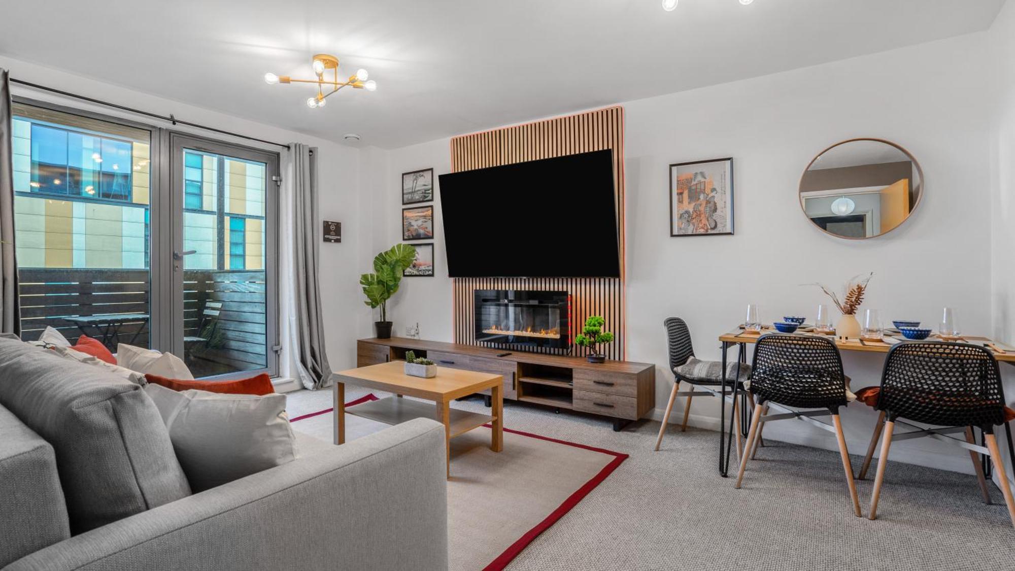 Japanese Suite 2Bed 2Bath, Free Park, Netfix, 75 Inch Tv, Games - City Centre- Maihom Birmingham Zewnętrze zdjęcie